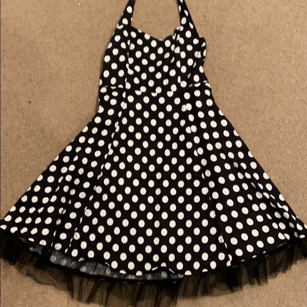Polka dot rockabilly vintage dress